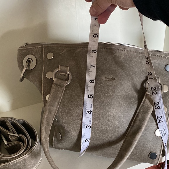 Hammitt Taupe Suede Studded Tote Bag - Picture 13 of 15